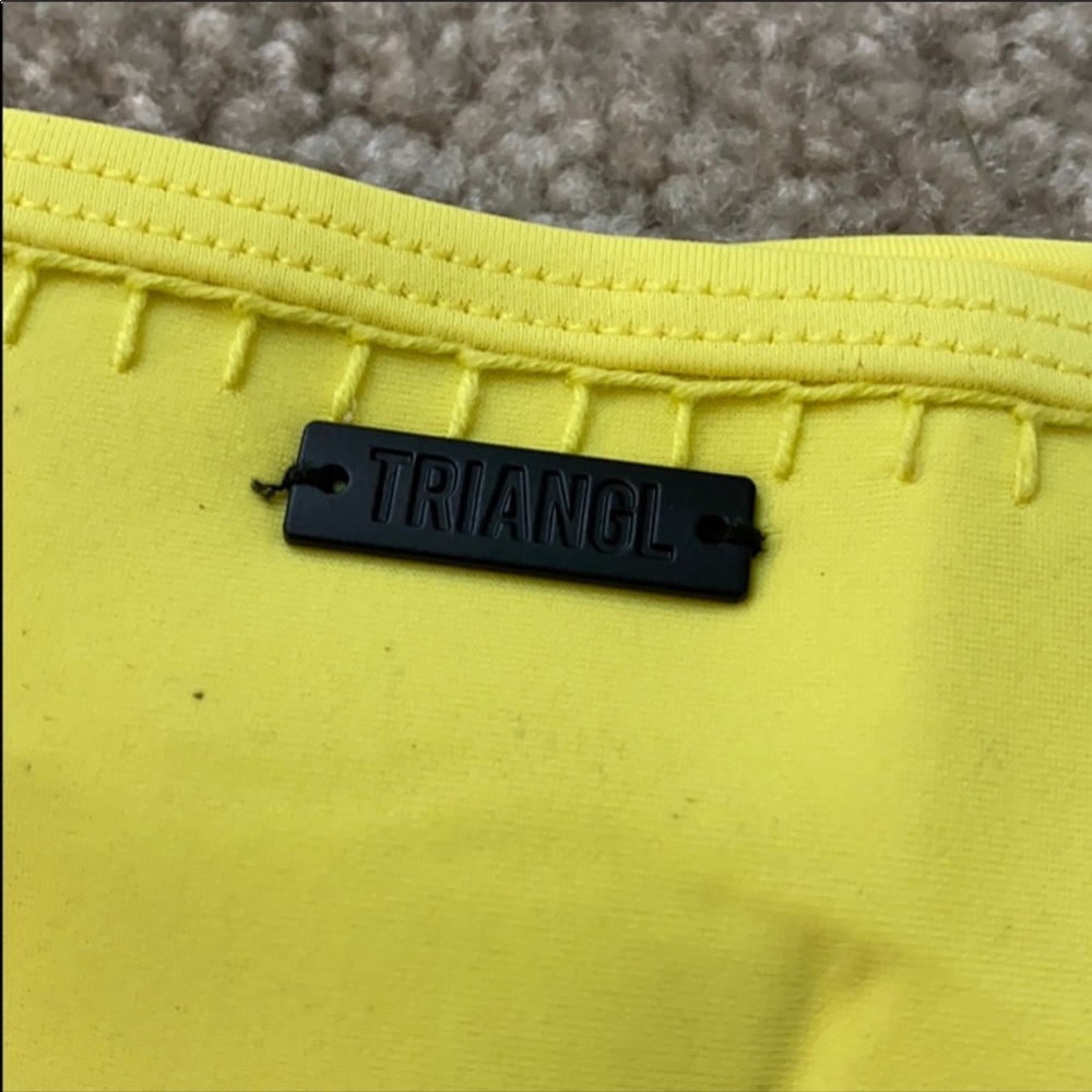 Triangl yellow stitched bottoms